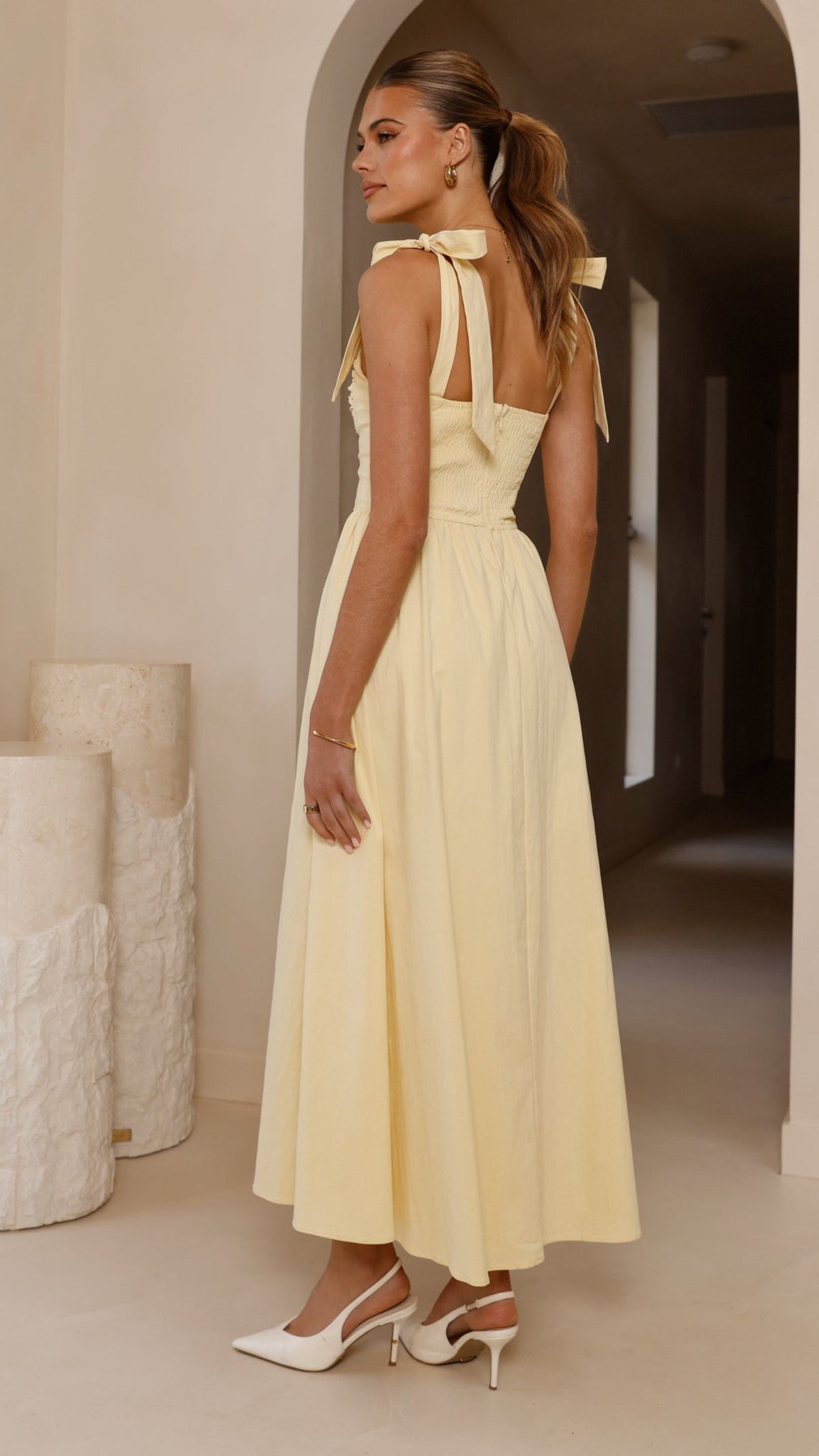 Haisley Maxi Dress - Yellow