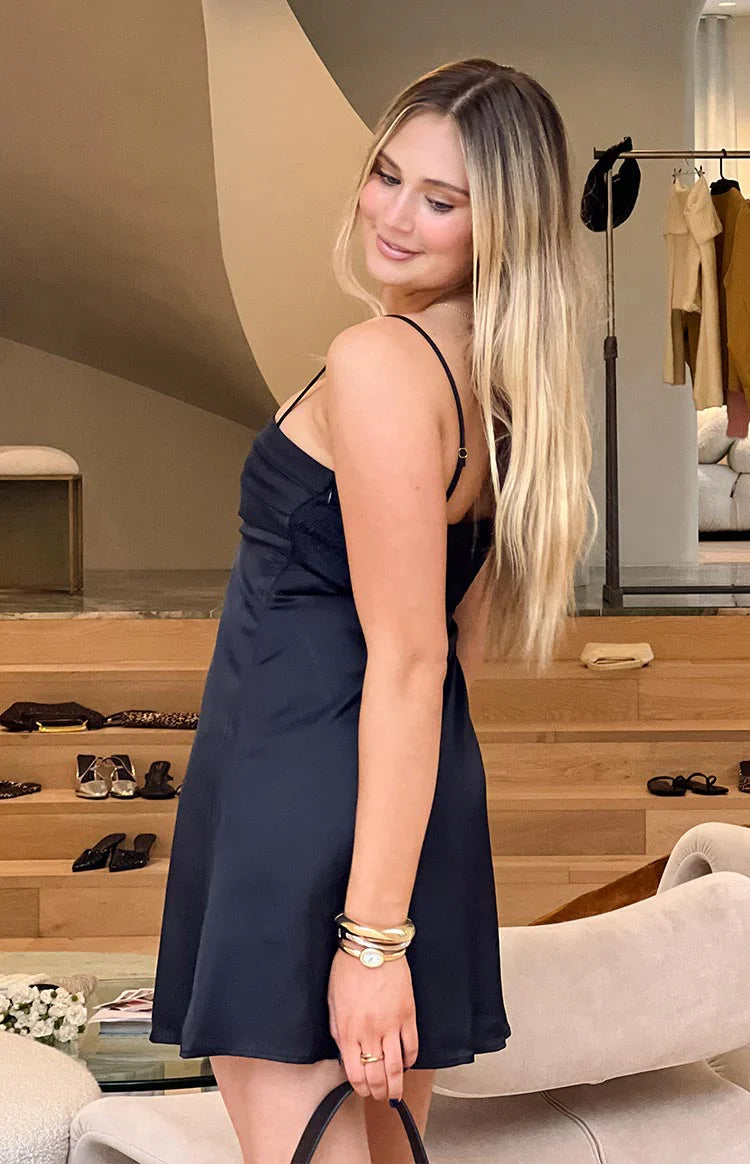 Chantell Black Mini Dress