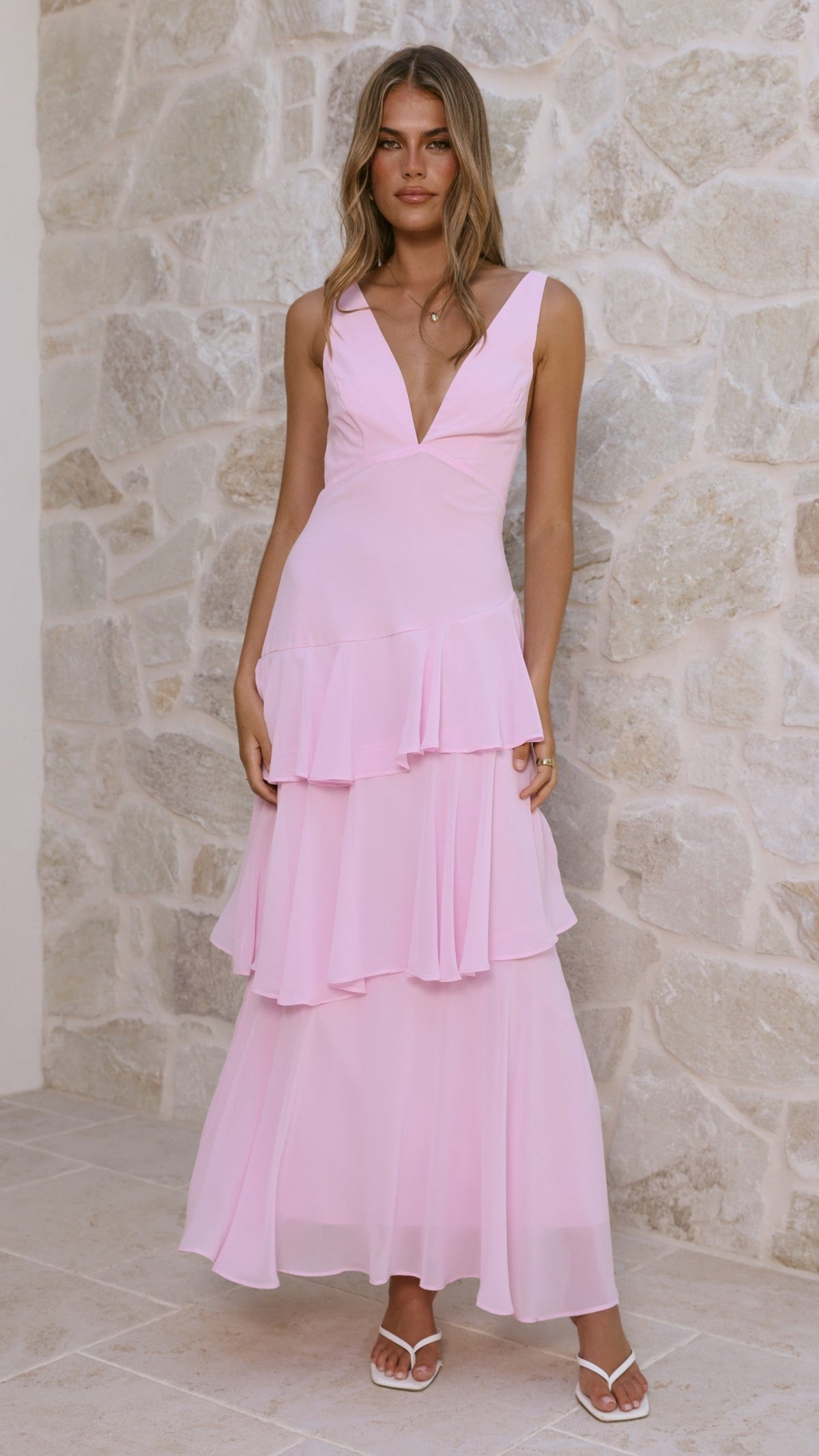 Stasie Maxi Dress - Pink