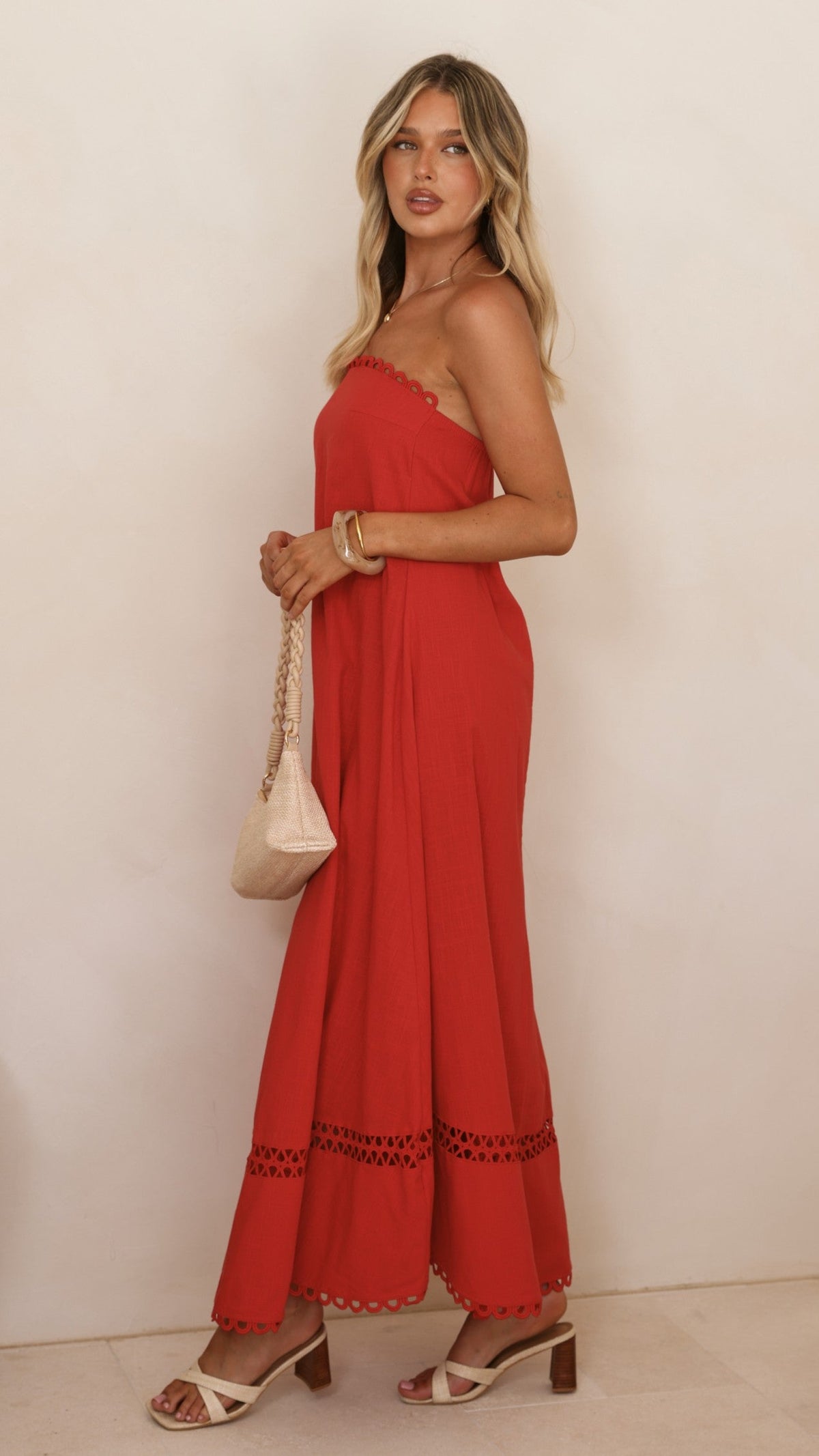 Sandra Maxi Dress - Red