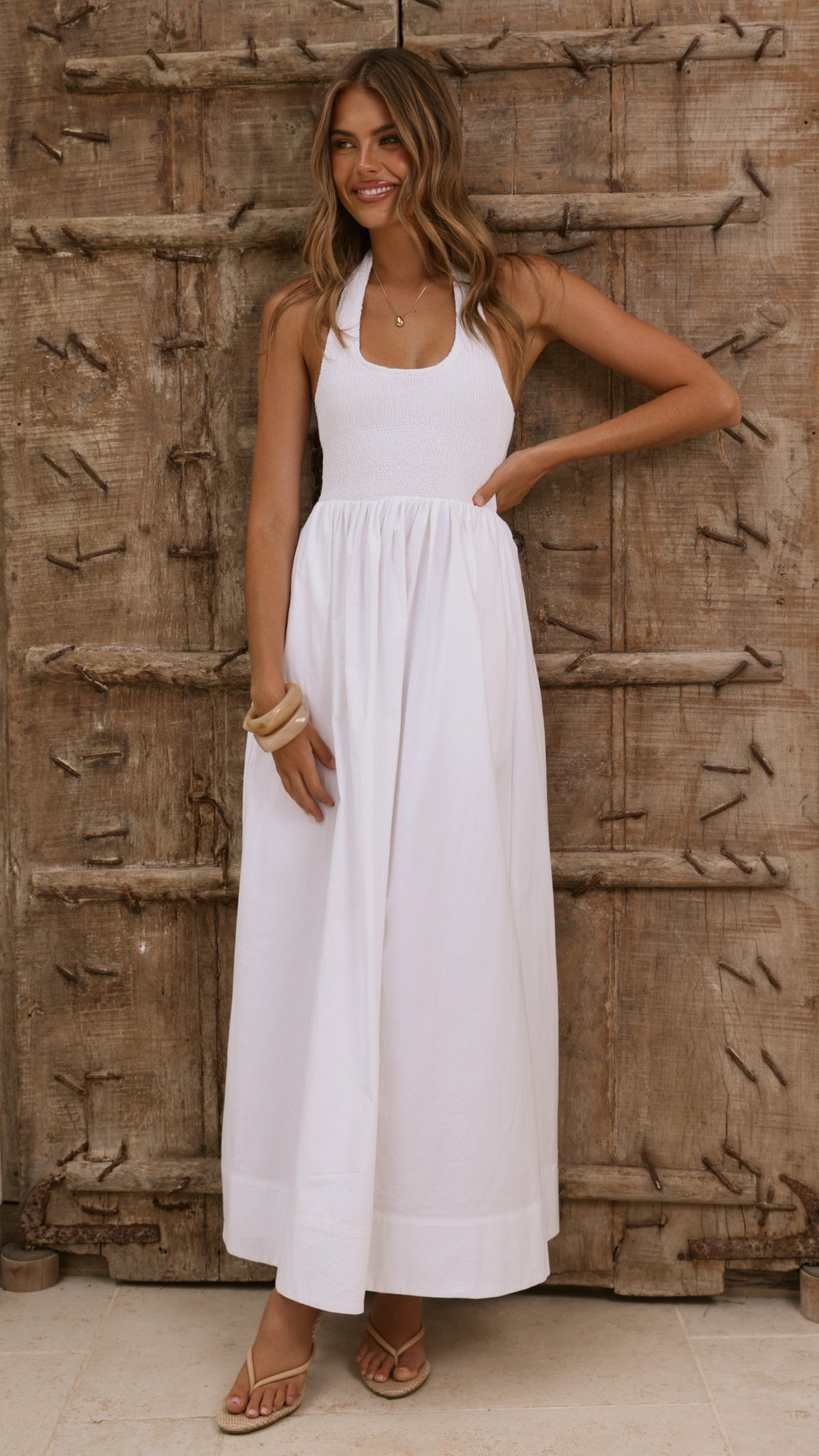 Keanie Maxi Dress - White