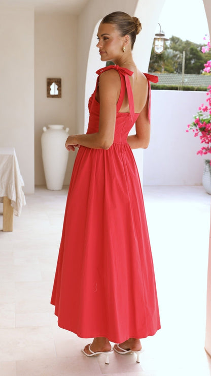 Haisley Maxi Dress - Red