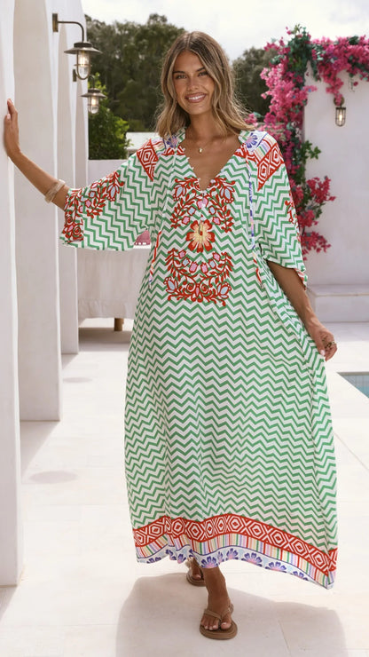 Bree Maxi Dress - Ziggy Print