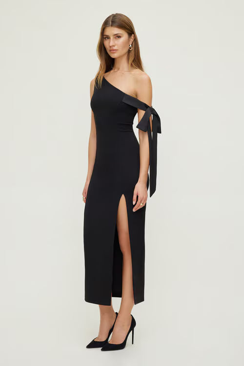 Off Shoulder Bow Maxi Dress