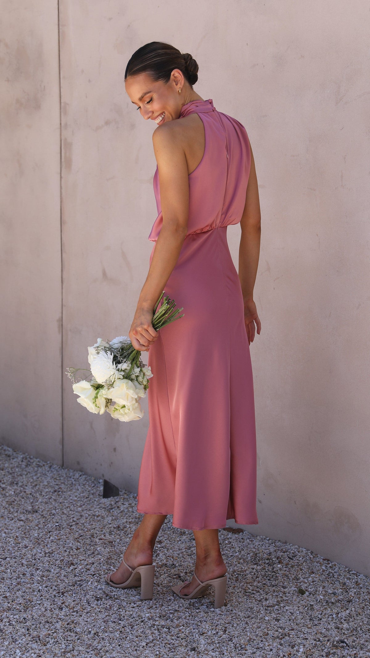Esther Maxi Dress - Baked Rose