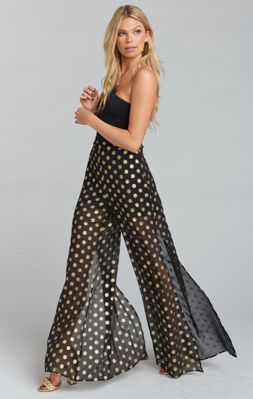 Campbell High Slit Pants