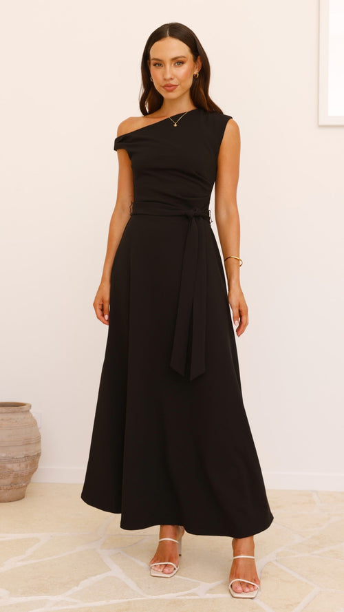 Gemma Maxi Dress - Black