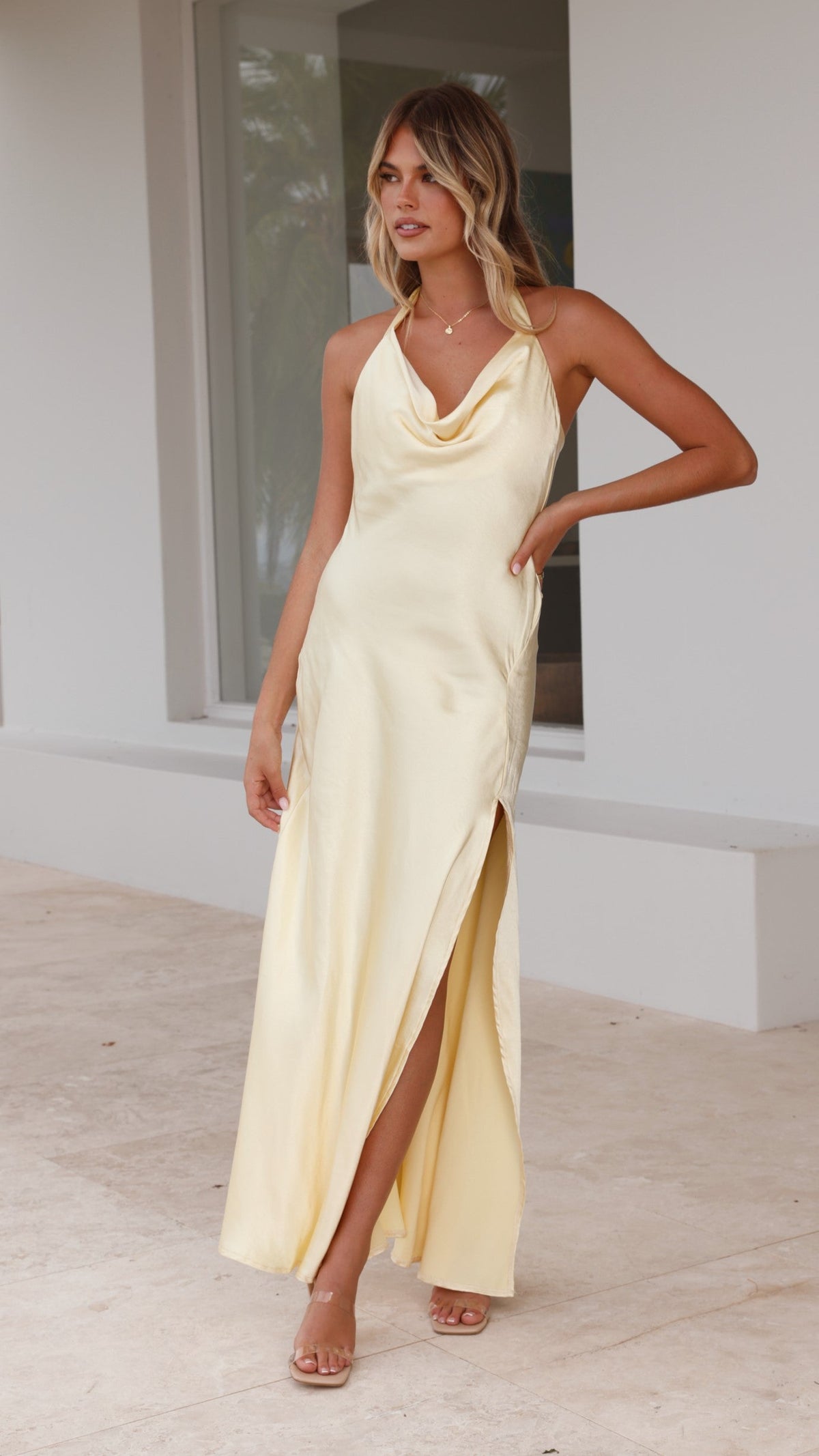 Sian Maxi Dress - Yellow