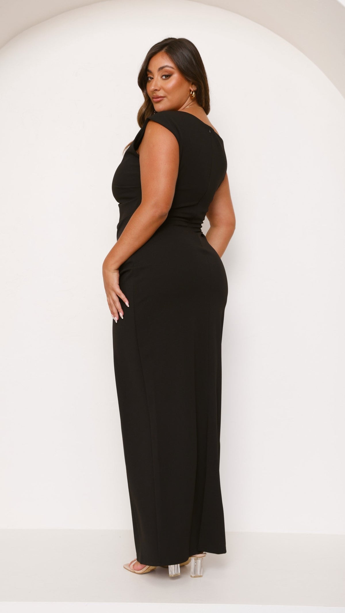 Lilah Maxi Dress - Black
