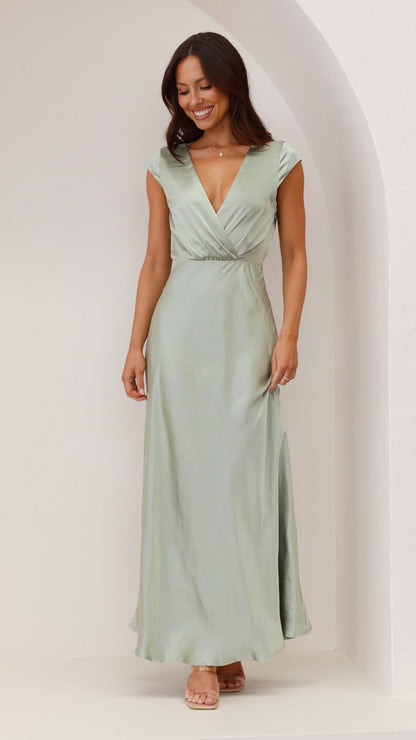 Selma Maxi Dress - Sage
