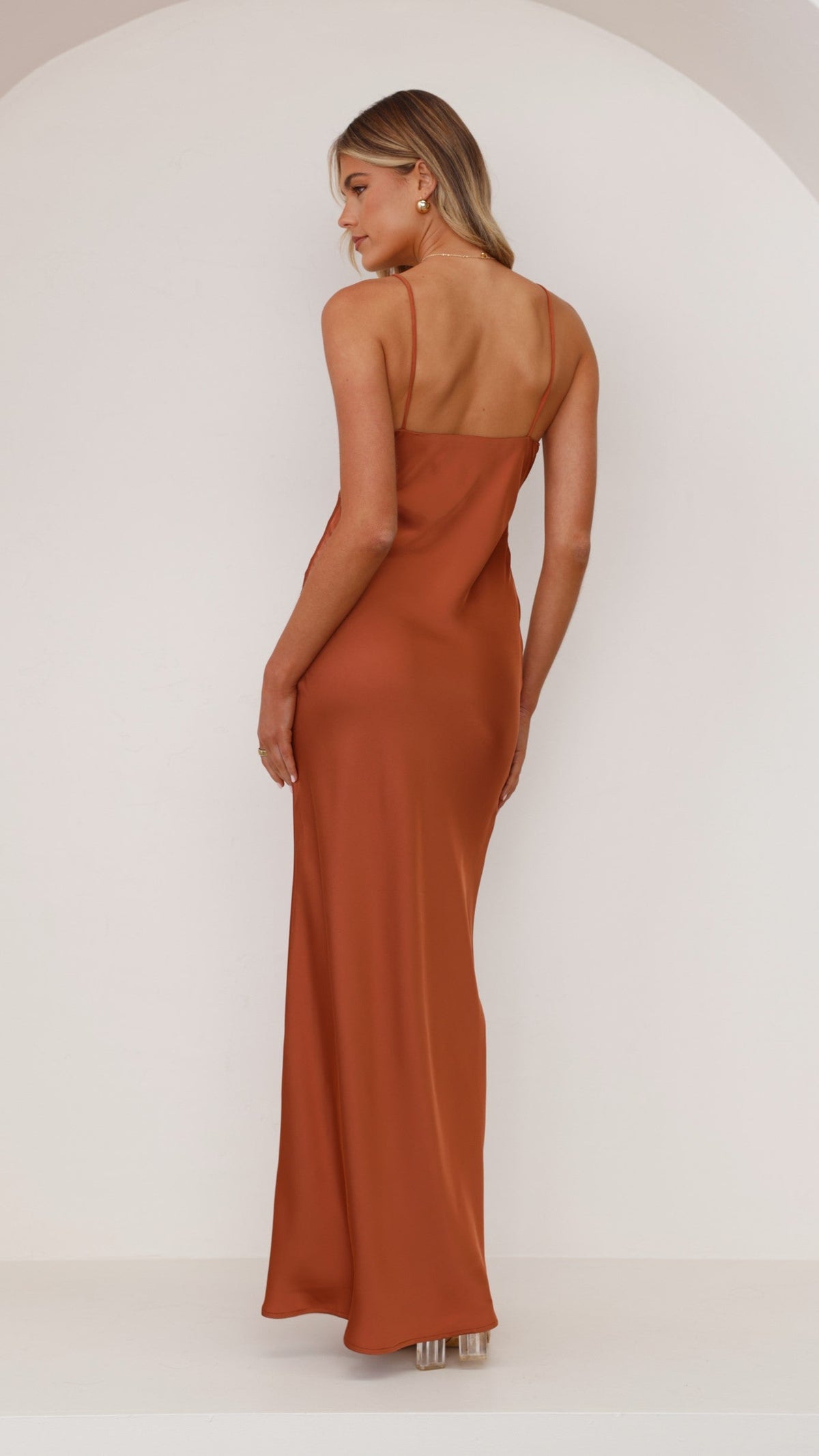 Ziah Maxi Dress - Copper