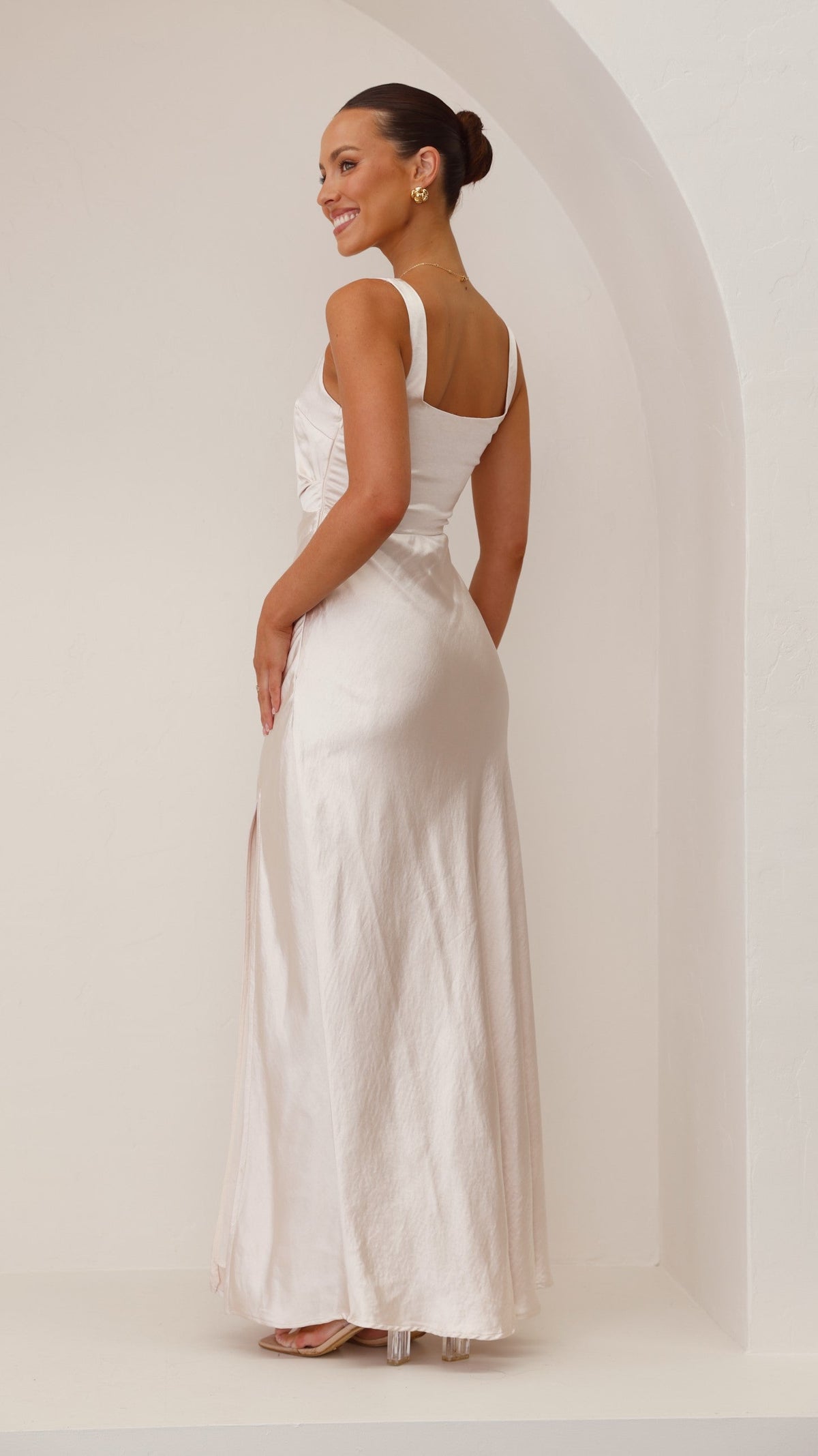 Alaria Maxi Dress - Champagne