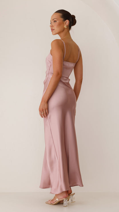 Ilana Maxi Dress - Dusty Pink
