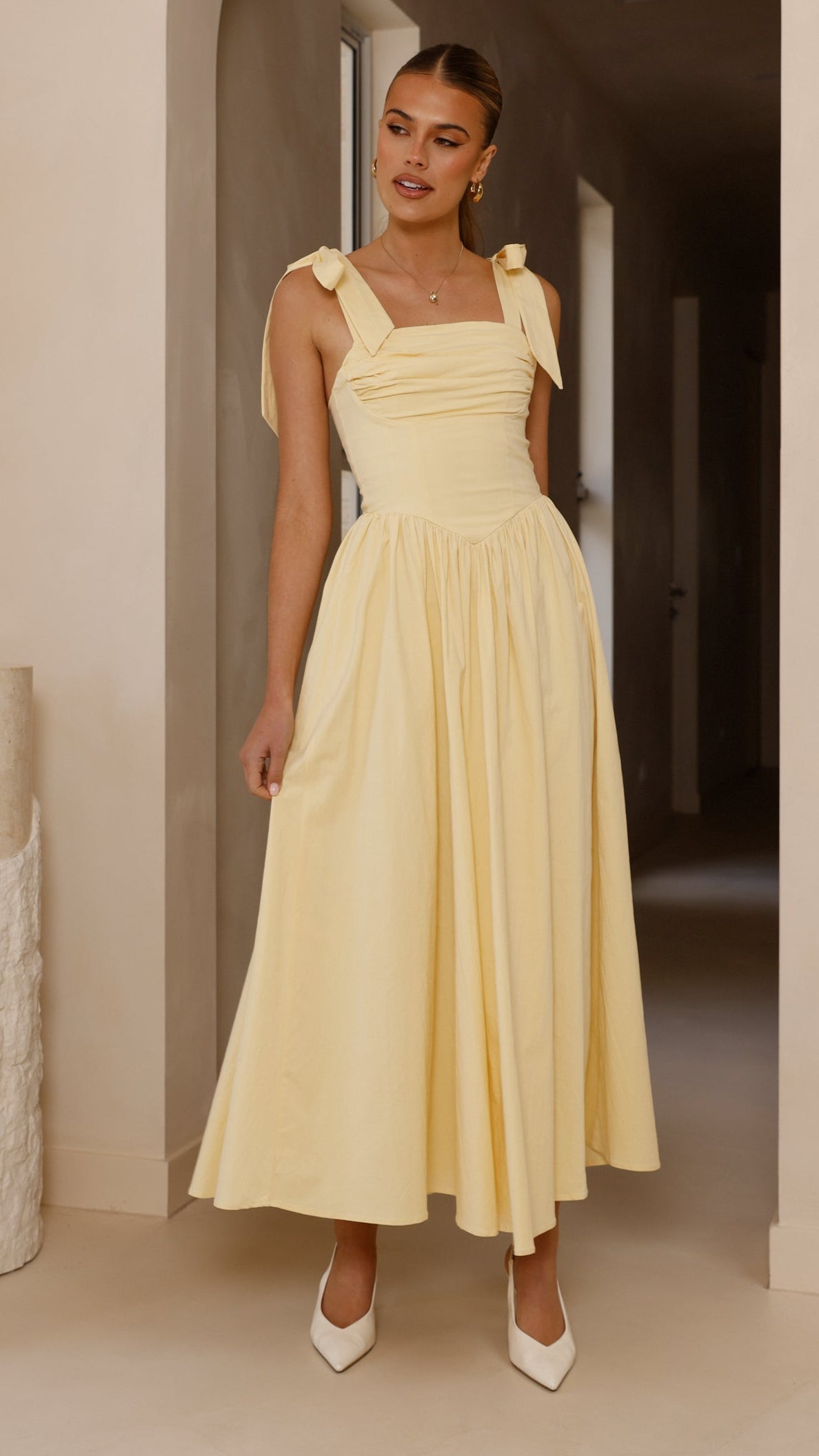 Haisley Maxi Dress - Yellow