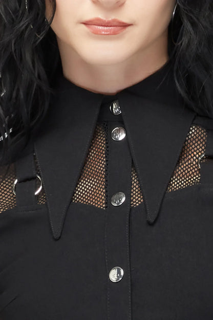 Jovana Collar & Ring Dress