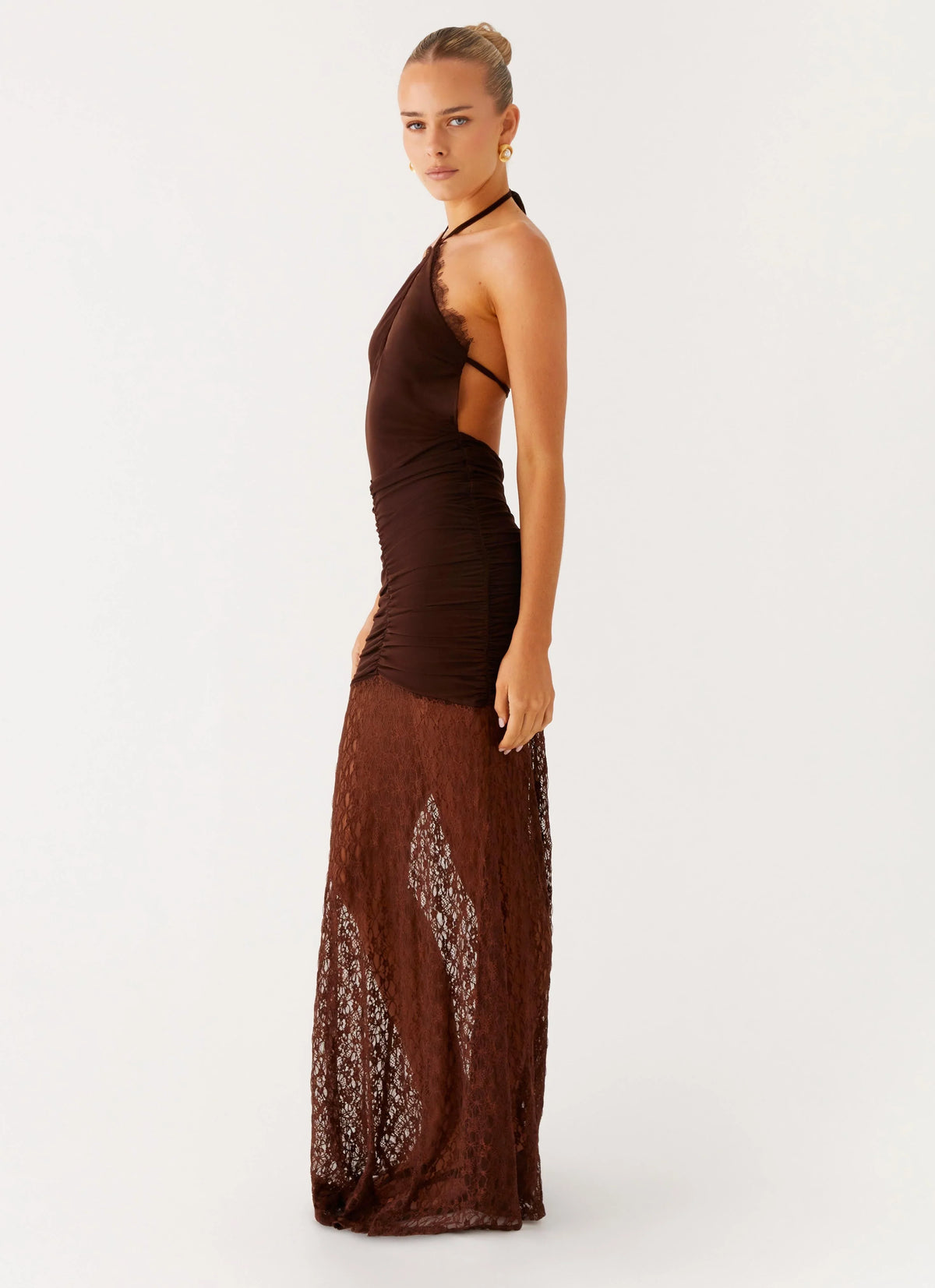 Somber Maxi Dress - Chocolate