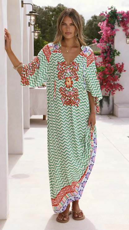 Bree Maxi Dress - Ziggy Print