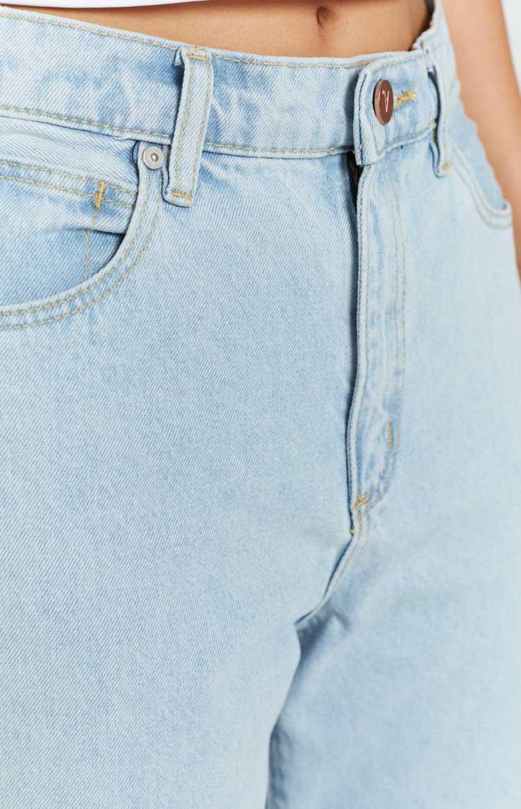 ABRAND A Bleached Stone Slouch Jeans