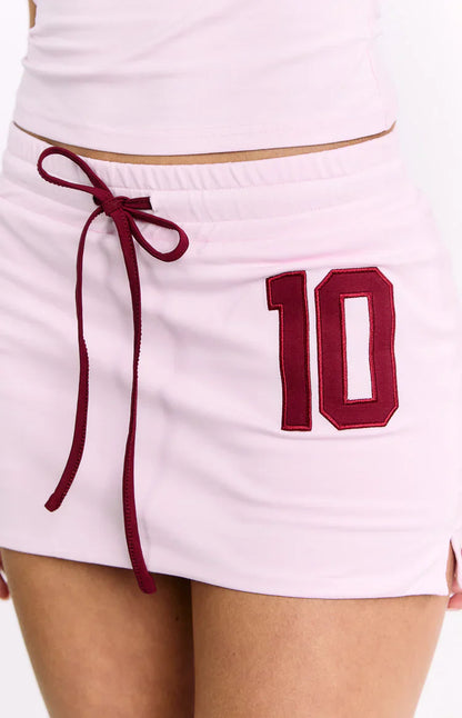 Alexa Pink Jersey Skort