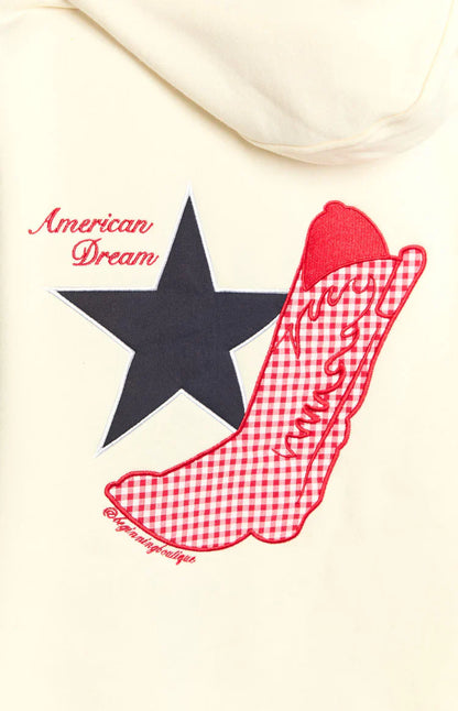 Beginning Cream American Dream Hoodie