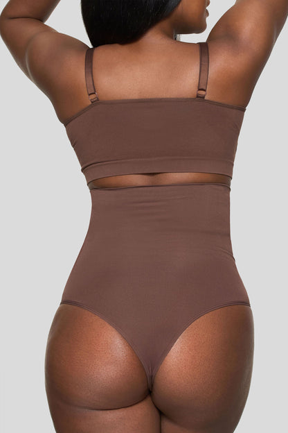 BOOMBA | Cocoa High-Waisted Thong Shapewear