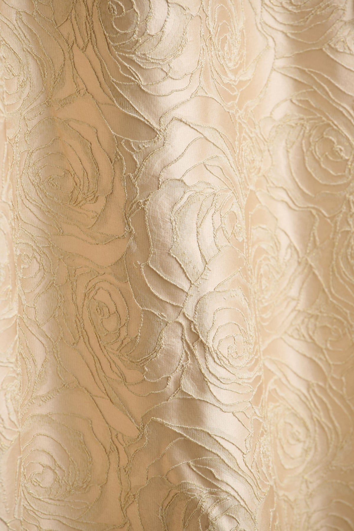 Hypnotic | Gold Jacquard Bandeau Midi Dress