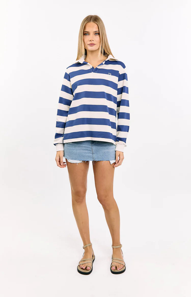 Carey Blue Striped Jersey
