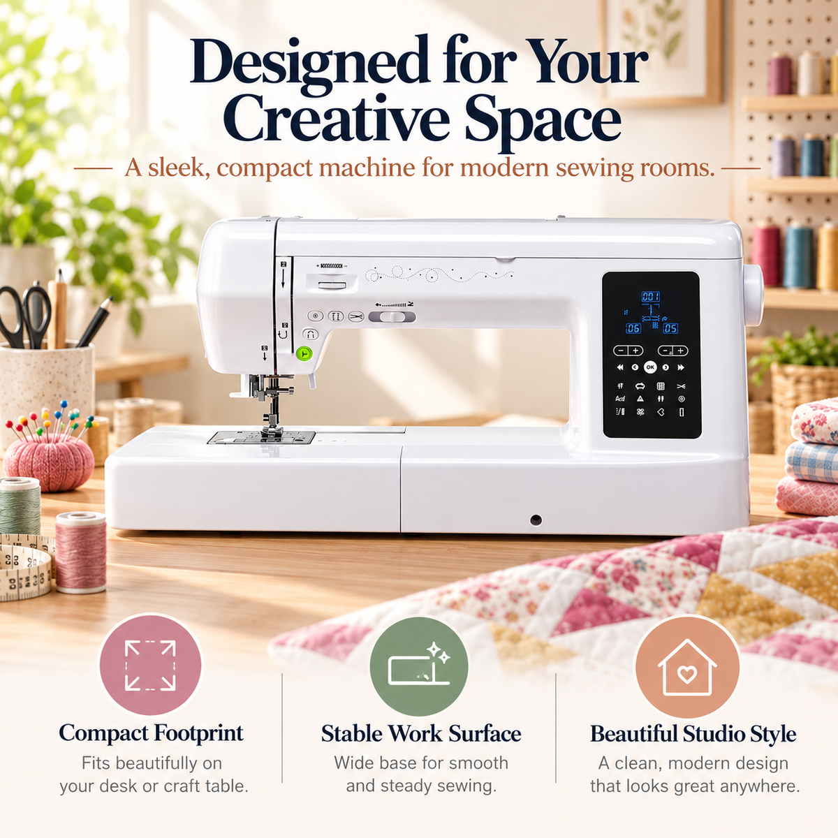 Computerized Sewing & Quilting Machine