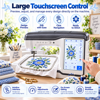 Complete Sewing & Embroidery Machine Set – Everything You Need to Create at Home