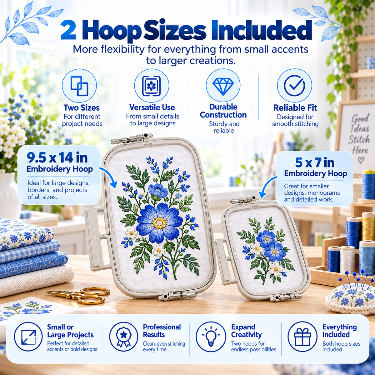 Complete Sewing & Embroidery Machine Set – Everything You Need to Create at Home