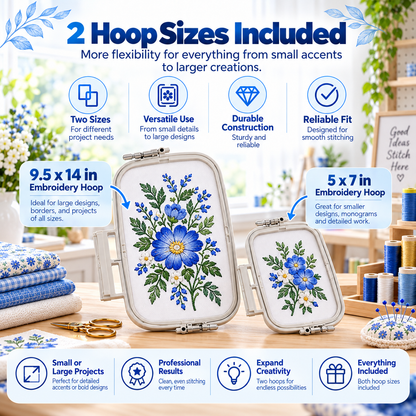 Complete Sewing & Embroidery Machine Set – Everything You Need to Create at Home