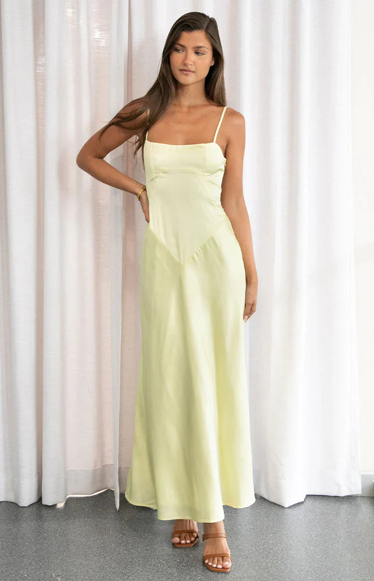 Joey Yellow Maxi Dress