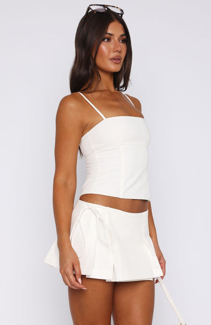 Heaven On Earth Mini Skort White