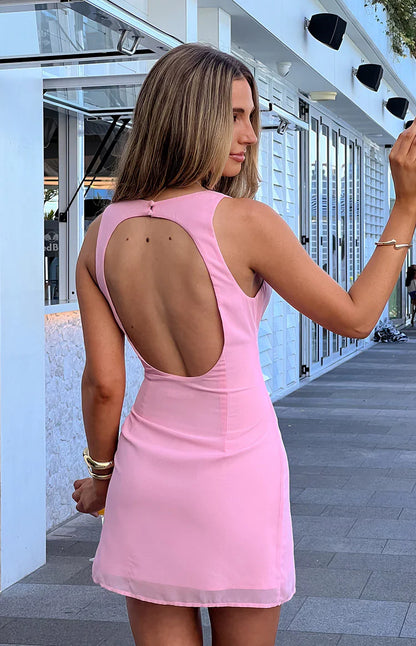 Kristina Pink Mini Dress