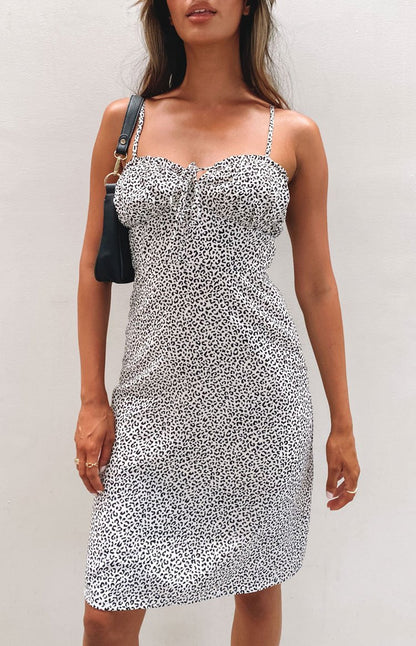 Love Me Tender Twist Dress Animal