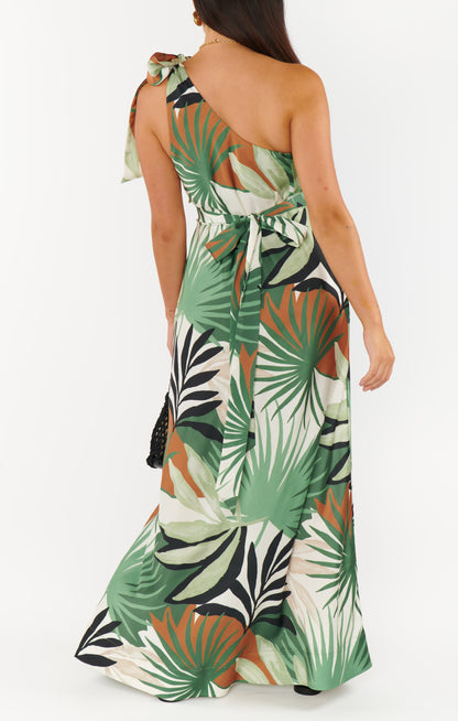 Jackie Maxi Dress ~ Caribbean Palms