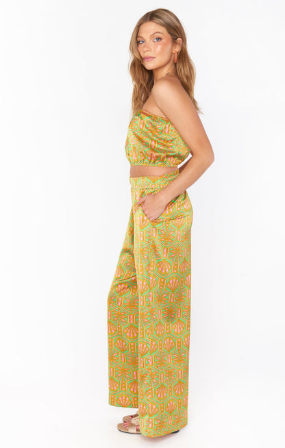 Landon Pants ~ Palm Deco