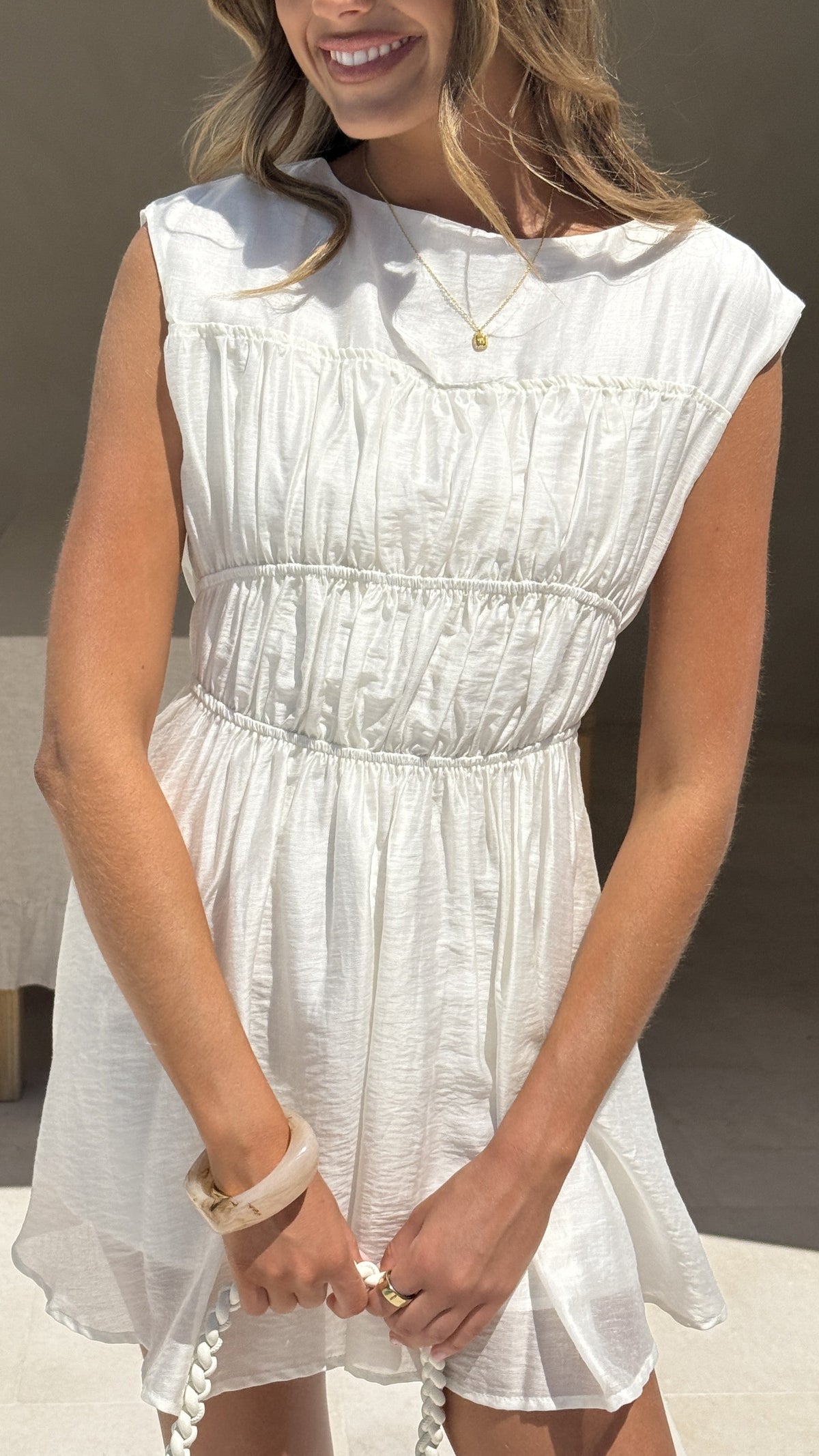 Masha Mini Dress - White