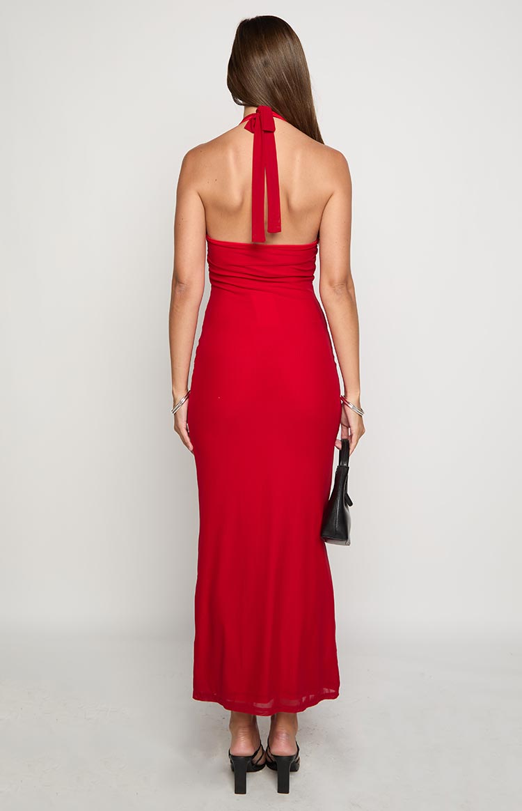 Raymin Red Maxi Dress