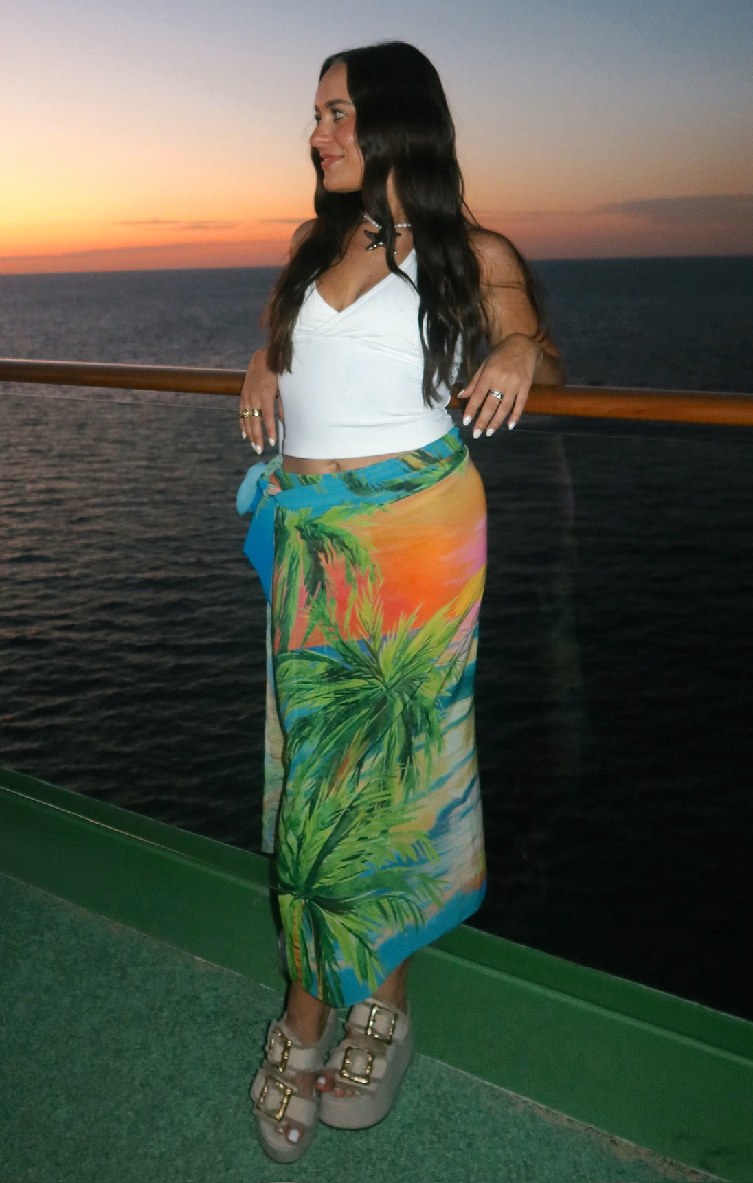 Kiran Long Sarong ~ Sunset Beach