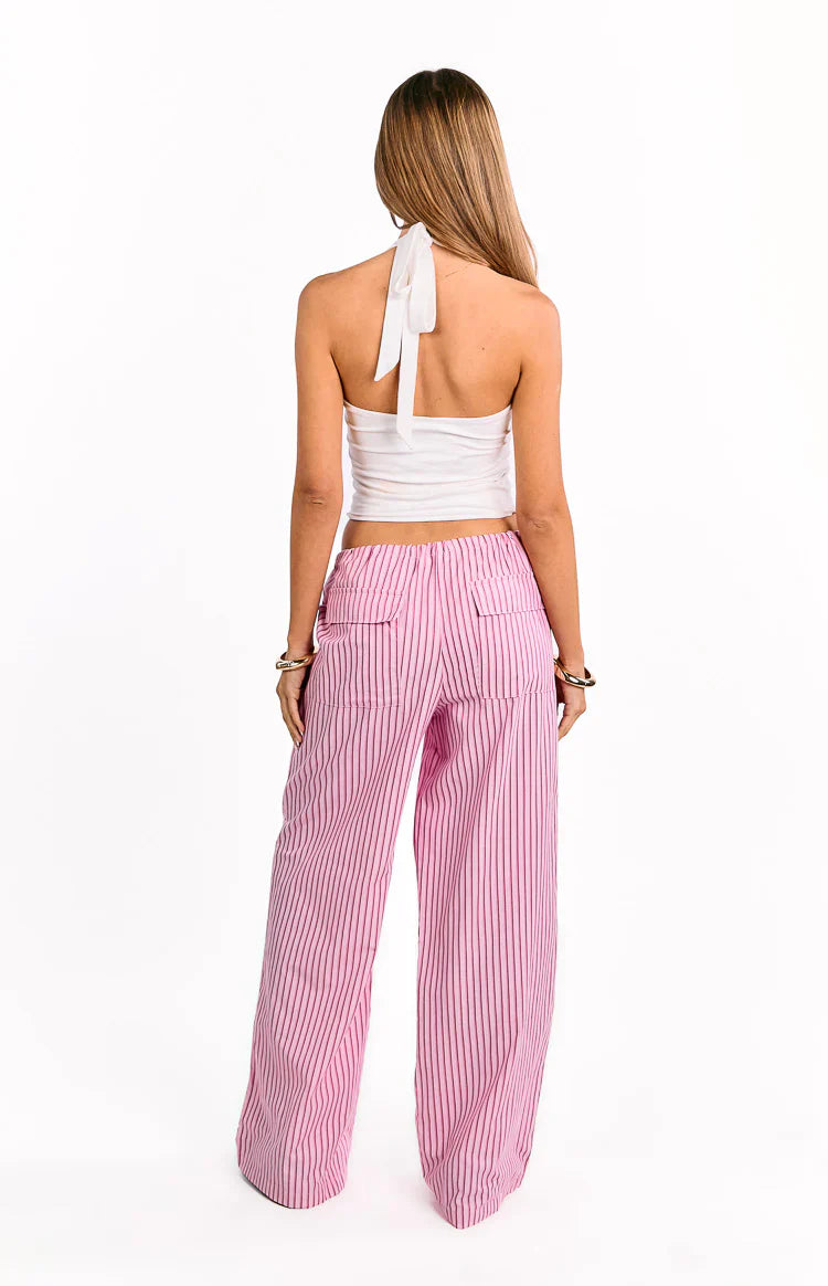 Vienna Pink Stripe Pants