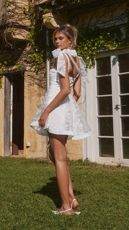 Karis Mini Dress - White