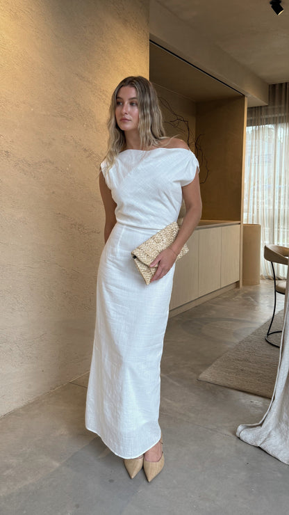Luci Maxi Dress - White
