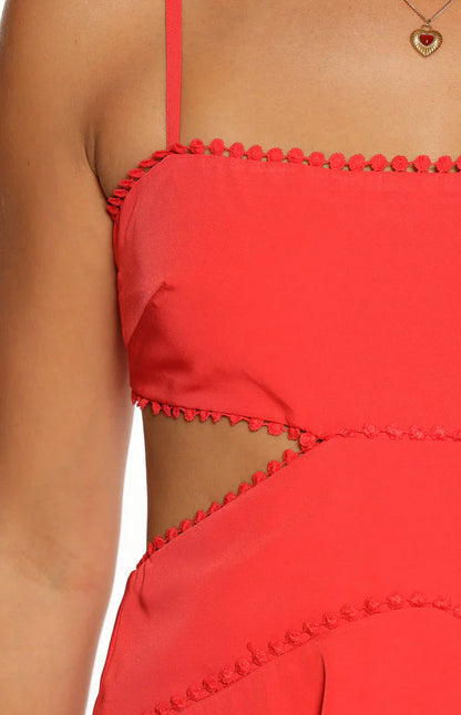 Josie Red Mini Dress