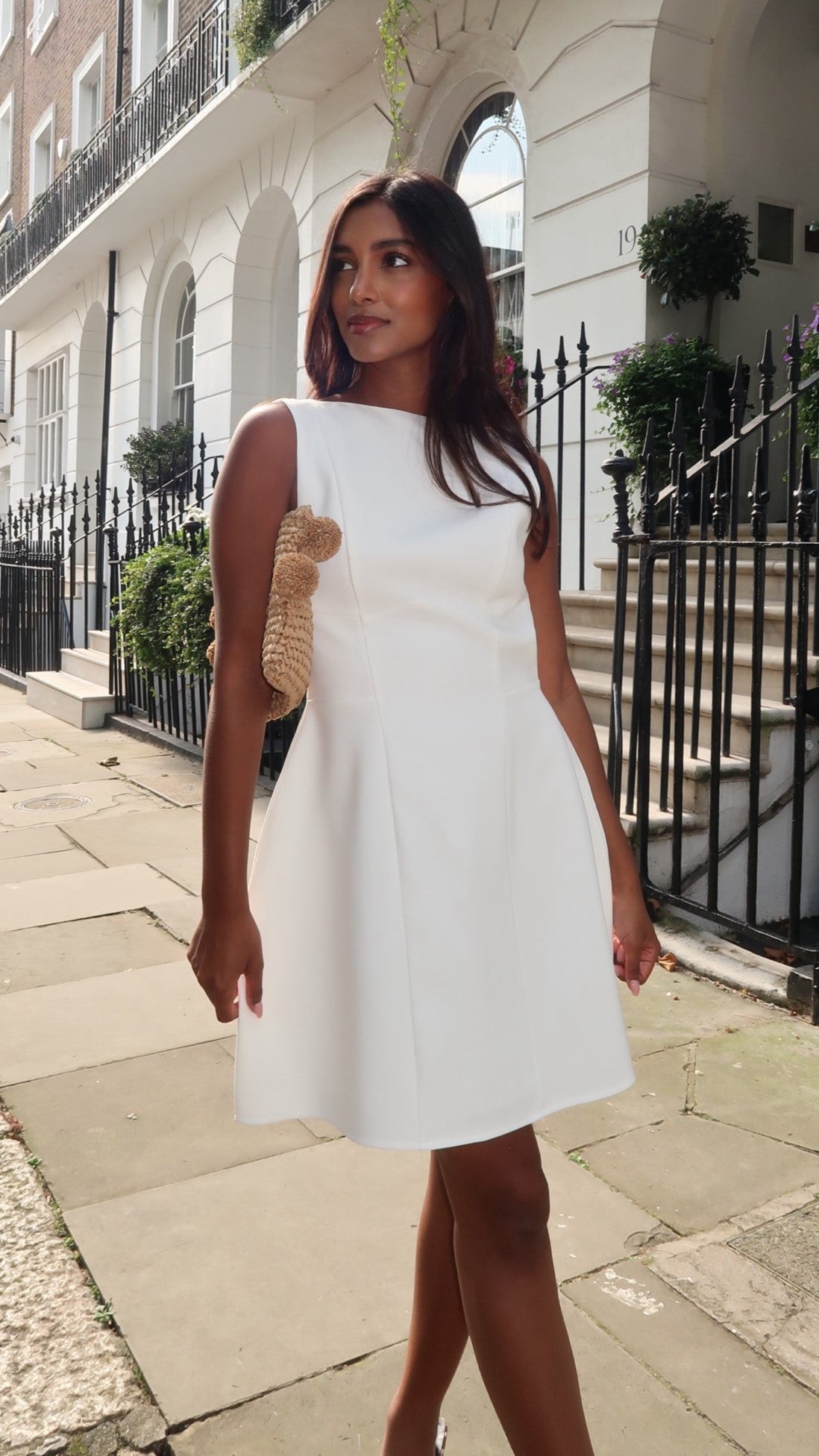 Rafiki Mini Dress - White