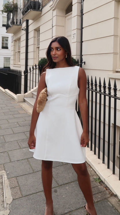 Rafiki Mini Dress - White