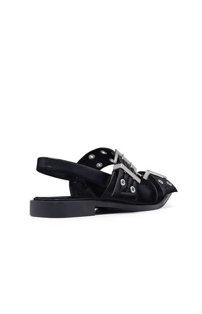Therapy Matilda Black Patent Pointed Flats