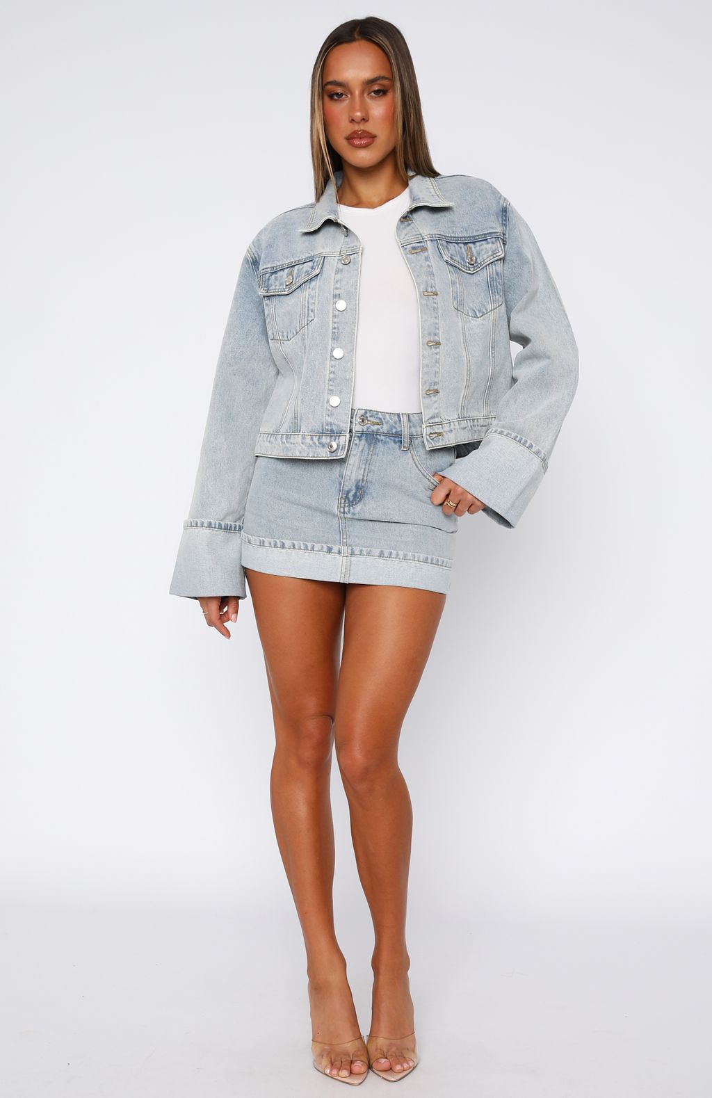 Charlotte Denim Jacket Light Blue